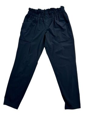 Athleta Black Elastic-Waist Activewear Pants